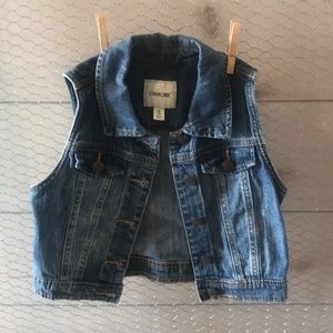Cherokee denim vest